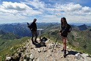 60 Gli amici valtellinesi con l'amica a quattro zampe, Luna